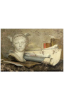 Maling "Still Liv med kunstens egenskaper med en bust av Merkurius" - J.B. Simeon-Chardin
