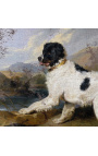 Maleri "Newfoundland hund kaldet Lion" - I nærheden af Edwin Landseer