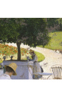 Maľovanie "Oranžových stromov" - Gustave Caillebotte