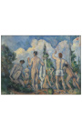 Festészet "A bathers" - Paul Cézanne