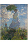 Gemälde "Frau mit einem Sonnenschirm - Madame Monet und ihr Sohn" - Claude Monet