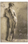 Maling "Nude standing baksyn" - Pierre-Paul Prud'hon