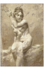 Malování "Study ženský nahý" - Pierre-Paul Prud'hon