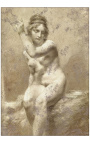 Pictura "Studiul unui" - nud de sex feminin Pierre-Paul Prud'hon
