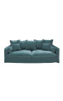 3-sits soffa CELESTE grått linne