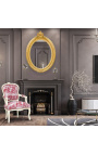 [Limited Edition] Krēsls Louis XV stils toile de jauy un bēša patinētu koksni - 13