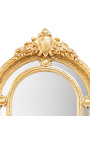 Très grand miroir baroque doré de style Napoléon III