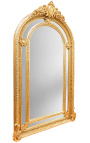 Very large gilt baroque mirror in Napoleon III style