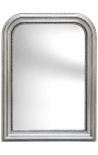 Oglindă în stil Louis Philippe și oglindă teșită argintie