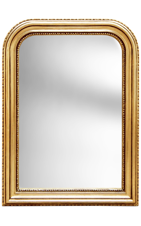 Espelho estilo Louis Philippe dourado