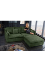 Τριθέσιος καναπές CELESTE σε πράσινο χρώμα βελούδο