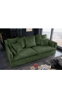 3 személyes CELESTE kanapé zöld színű bársony színben