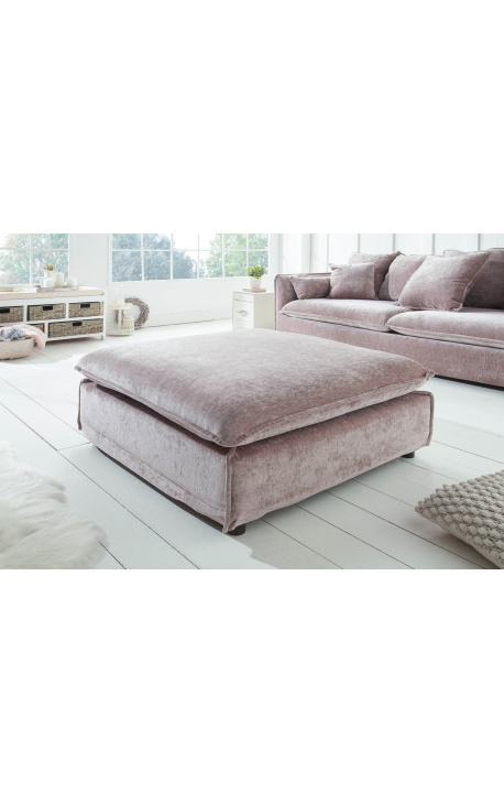 Nagy négyzet pad 100 cm CELESTE Taupe velvet