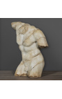 Stor skulptur "Gladiator" i fragmentversjon med en sublime patina