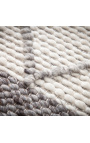 Very nice and large carpet of gray and beige color 240 x 160