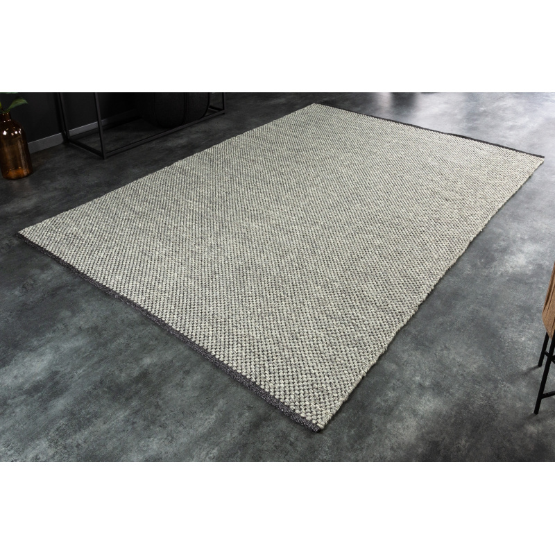 Grande tappeto grigio chiaro 230 x 160