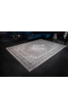 Tappeto orientale in cotone grigio molto grande 350 x 240
