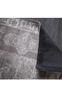 Velmi velký šedý orientální bavlněný koberec 350 x 240