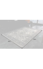 Large grey oriental carpet 230 x 160