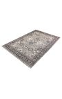 Alfombra oriental gris grande 230 x 160