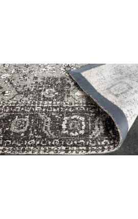 Duży szary orientalny dywan 230 x 160
