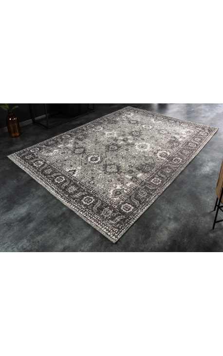 Alfombra oriental gris grande 230 x 160