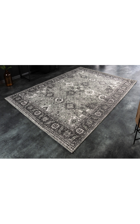 Grande tappeto orientale grigio 230 x 160
