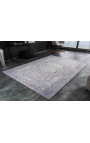 Veľký starožitný modrý orientálny koberec 230 x 160