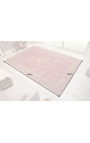 Très grand tapis rouge antique oriental 350 x 240