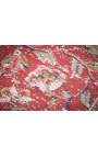 Very large antique red oriental carpet 350 x 240