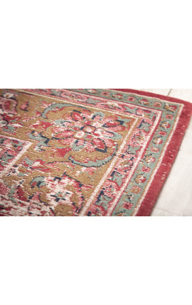 Très grand tapis rouge antique oriental 350 x 240