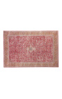 Grande tapete vermelho antigo oriental 350 x 240