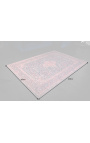 Grand tapis rouge et bleu antique oriental 240 x 160