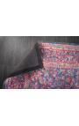 Grand tapis rouge et bleu antique oriental 240 x 160