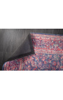 Large red and blue antique oriental carpet 240 x 160