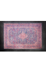 Grand tapis rouge et bleu antique oriental 240 x 160