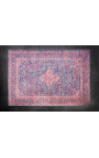 Stor röd och blå antik orientalisk matta 240 x 160