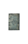 Grand tapis vert-bleu antique oriental 240 x 160