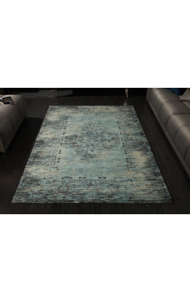 Gran catifa antiga oriental verd-blau 240 x 160