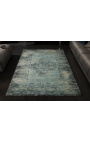 Gran alfombra oriental verde-azul 240 x 160