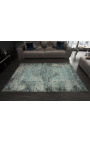 Groot groen-oosterse blauwe tapijt 240 x 160