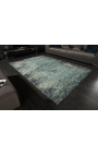 Grande tapete antigo oriental verde-azul 240 x 160