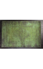 Stor grön antik orientalisk matta 240 x 160