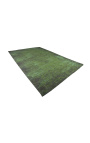 Stort grønt antikt orientalsk tæppe 240 x 160