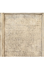 Stor romersk stele i skulpterad sandsten