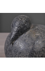 Oiseau "primitif" d'Indonésie (ïle de Java) en pierre volcanique