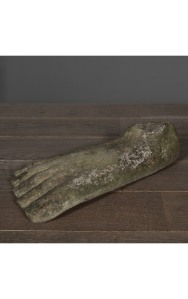 Fragmento de pie de Buda de piedra (talla M)