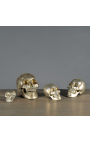 Crâne en métal argenté - Taille XS (9 cm)