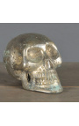Crâne en métal argenté - Taille XS (9 cm)