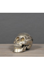 Metallskull sølv - Størrelse L (20 cm)